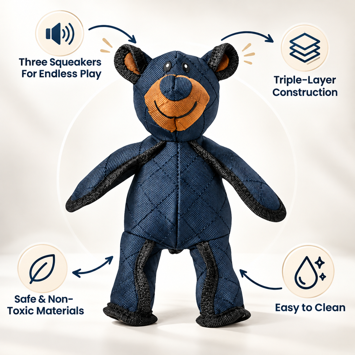 2026 New Bear Toys for Strong Chewers